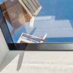 Series 2000 Walkable Skylight from underneath with chair2