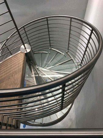 Glass Stairs Spiral Stairs