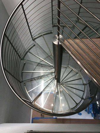 Glass Stairs Spiral Stairs